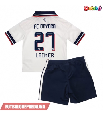 Lacne Dětský Futbalové dres Bayern Munich Konrad Laimer #27 2026-27 Krátky Rukáv - Preč (+ trenírky)